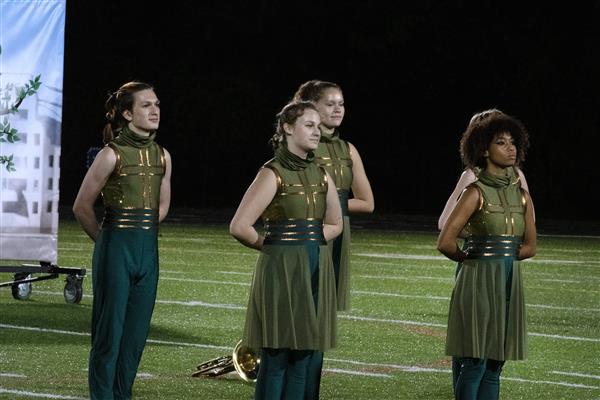 Chesapeake High School Marching Band Performing